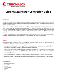 Chromalox Power Controller Guide