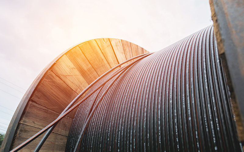 Coil of electric cable