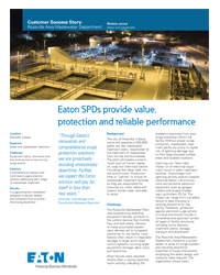 Eaton Surge Protection Devices Water and Wastewater Treatment Case Study