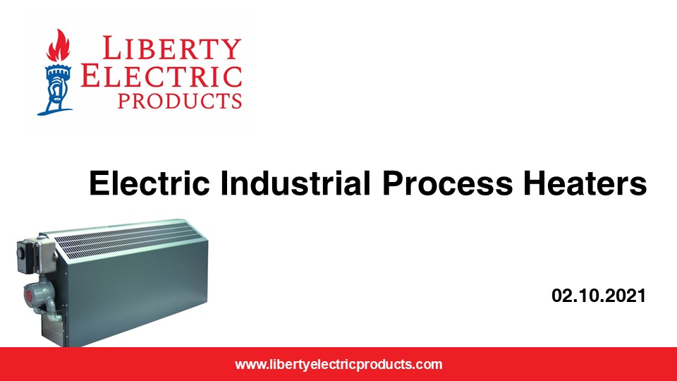Electric Industrial Process Heaters Slide Deck