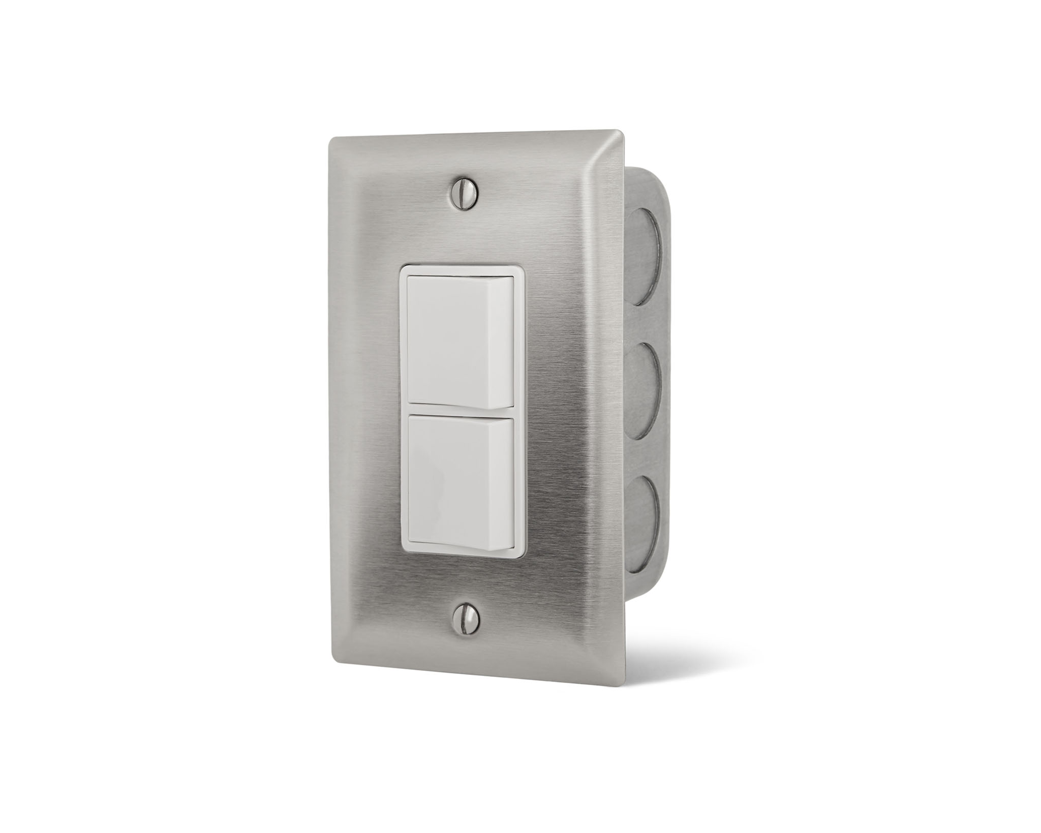 Infratech 14-4300 Single Stainless Steel Wall Plate with Gang Box