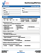 Roof De-Icing Form